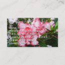 Search for azalea business cards White
