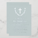 Search for christian cross funeral invitations Elegant