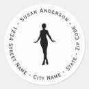 Search for artistic silhouette stickers Woman