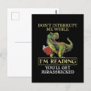 Search for dinosaur lover postcards T rex
