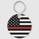 Search for rescue round key rings Firefighter