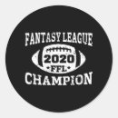 Search for fantasy football stickers Champion