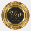 Search for 50th wedding stickers Elegant