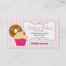Search for donut shop business cards Bakery