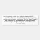 Search for thomas jefferson quotes bumper stickers Constitution