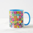 Search for first letter of your name mugs Children