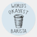 Search for baristas stickers Funny