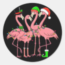 Search for funny flamingo stickers Xmas
