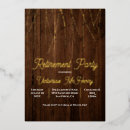 Search for retirement ceremony invitations Gold
