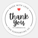 Search for customer appreciation thank you stickers Simple
