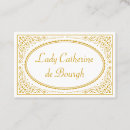 Search for victorian business cards Classy