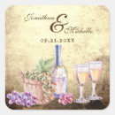 Search for wine bottle wedding stickers Vineyard