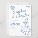 Search for whimsical wedding invitations Illustrated
