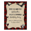 Search for halloween birthday posters Gothic