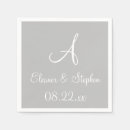 Search for silver napkins Monogrammed