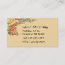 Search for victorian calling business cards Floral