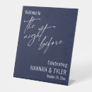 Search for modern wedding tabletop signs Simple