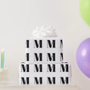 Search for monogram christmas wrapping paper Initials