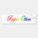 Search for respect bumper stickers Rainbow