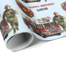 Search for fire trucks wrapping paper Cute
