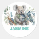 Search for cute koala bear stickers Eucalyptus