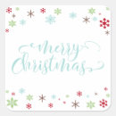 Search for blue christmas stickers Snowflakes