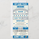 Search for football ticket birthday invitations Blue