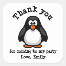 Search for penguin birthday stickers Thank you