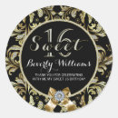 Search for black lace stickers Gold