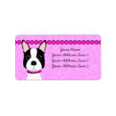 Search for boston terrier return address labels Animals