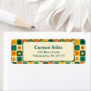 Search for retro wedding return address labels Pattern
