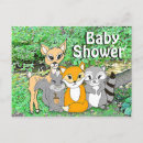 Search for forest creatures postcards Fox