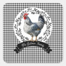 Search for chicken rooster stickers Black and white