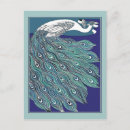 Search for art nouveau peacock postcards Vintage