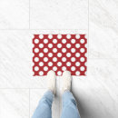 Search for red polka dots doormats Circle
