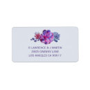 Search for desert flowers return address labels Succulent