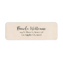 Search for linen return address labels Beige