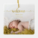 Search for baby announcement christmas tree decorations Girl