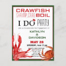 Search for lobster engagement party invitations Crawfish
