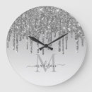 Search for silver clocks Glitter