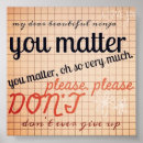 Search for you matter posters Motivational