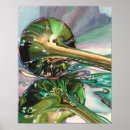 Search for musical instruments posters Green