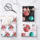 Search for cute santa wrapping paper Pattern