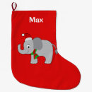 Search for elephant christmas stockings Santa