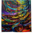 Search for unique shower curtains Bright