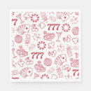 Search for playing cards napkins Lucky in love
