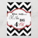 Search for over the hill 40th birthday invitations Black