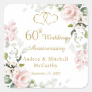 Search for 60th wedding stickers Heart