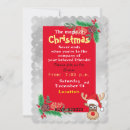 Search for snowman seasonal invitations Red