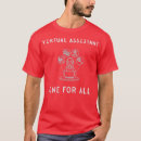 Search for virtual assistant tshirts 2025